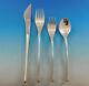 Vision By International Sterling Silver Flatware Set Service 35 Pieces Modern
