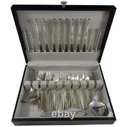 Vision by International Sterling Silver Flatware Set Service 44 Pieces Modern