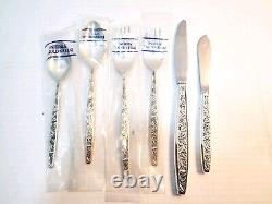 Vtg International Sterling Silver Flatware Valencia Pattern 1965 (6 Peice Set)