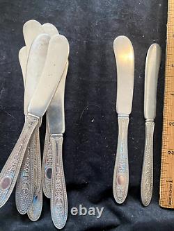 WEDGEWOOD BY INTERNATIONAL STERLING FLATWARE 12 all sterling butters