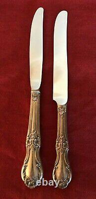 WILD ROSE by International Sterling Silver Flatware Set for 12- 8 Serving Pieces