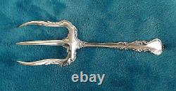 Warwick by International 7 Sterling toast Fork Carrie circa 1893