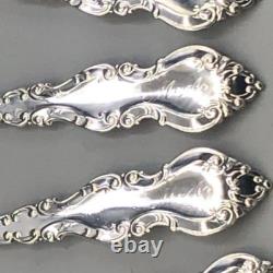 Warwick by International sterling silver set of 4 Oval Soup Spoons 6.75