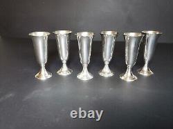 Watrous for International Silver Co. Sterling Silver Cordials (6), #19325