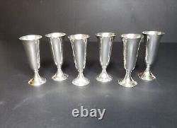 Watrous for International Silver Co. Sterling Silver Cordials (6), #19325