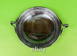 Wedgwood By International Sterling Silver Footed Plate With Handles. 137.8 Grams