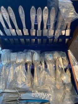 Wedgwood International Sterling Silver Set For 8 By 6 Total 48 Pieces