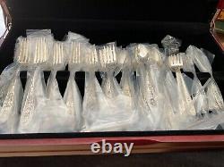 Wedgwood International Sterling Silver Set For 8 Dinner Size And Luncheon
