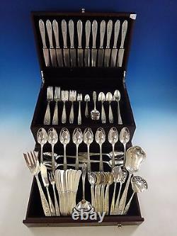 Wedgwood by International Sterling Silver Flatware Service Dinner Set 140 Pieces