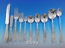 Wedgwood by International Sterling Silver Flatware Set 24 Service 258 pieces