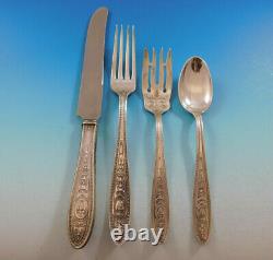 Wedgwood by International Sterling Silver Flatware Set for 12 Service 48 Pieces