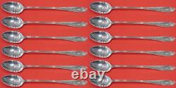 Wedgwood by International Sterling Silver Iced Tea Spoon Set 12 pieces 7 1/2