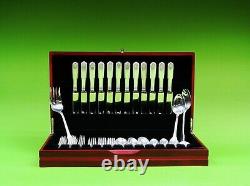 Whitehall by International Sterling Silver Flatware Set For 12. 64 pieces Dinner