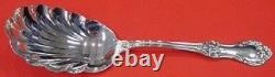 Wild Rose By International Sterling Silver Berry Spoon Shell 9 1/4