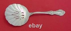 Wild Rose By International Sterling Silver Tomato Server Fluted Pierced 7 7/8
