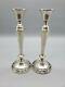 Wild Rose International Sterling Weighted Candle Stick Silver N246 Pair 10