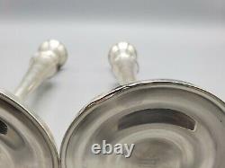 Wild Rose International Sterling Weighted Candle Stick Silver N246 pair 10