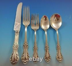 Wild Rose by International Sterling Silver Flatware Service 8 Set 45 Pieces