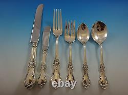 Wild Rose by International Sterling Silver Flatware Service Set 38 Pieces