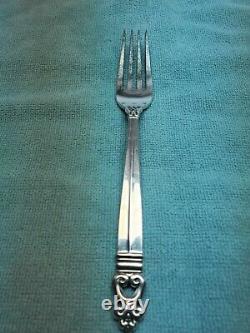 1939 Silver International Royal Danish Sterling 6 Pièces Flatware Place Setting