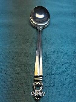 1939 Silver International Royal Danish Sterling 6 Pièces Flatware Place Setting