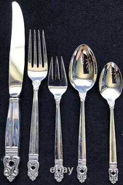 5 Piã ̈ces De Mise En Place Sterling International Royal Danish Forks Spoons Couteau Ex