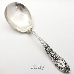 Antique Richelieu International Silver Solid Berry Casserole Spoon Sterling Mint