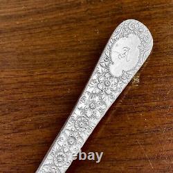 Bailey & Co Gauge Grave Sterling Silver Cheese Serving Knife Avec Picks