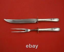 Blossom Time By International Sterling Silver Steak Carving Set 2pc Hh Ws