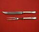 Blossom Time By International Sterling Silver Steak Carving Set 2pc Hh Ws