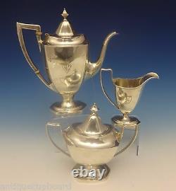 Deerfield Aka Beacon Hill Par International Sterling Silver Tea Set 3pc (#0347)