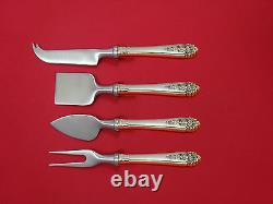 Dentelle de la Reine par International Sterling Silver Cheese Serving Set 4 pièces HHWS personnalisé