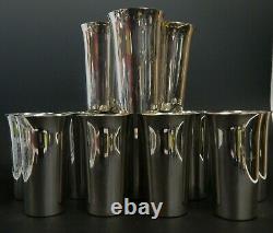 Ensemble De 12 Tumblers International 101 25-2 Sterling Silver Mint Julep Cups