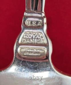 Ensemble de couverts en argent massif Royal Danish INTERNATIONAL pour 12 personnes, 104 pièces