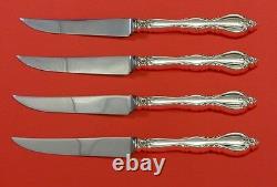 Grande Regency Par International Sterling Silver Steak Knife Set 4pc Hhws Custom