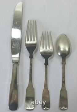 International 1810 Sterling 4pc Place Setting Used No Monos
