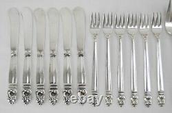 International Royal Danish Sterling Silverware Set For 6 (48 Pieces) 4.7lbs