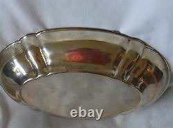 International Silver Sterling Holloware 9 3/4 Oval Vegetable Bowl W X 14