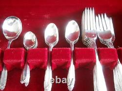 International Sterling Prelude 51 Pc Flatware Set With Chest