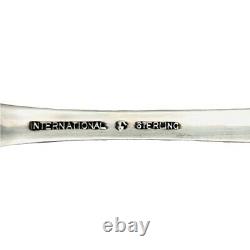International Sterling Silver Queens Dentelle Flatware 8 Pl Vintage 48 Pc 2012g