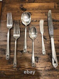 International Sterling Silver Spring Glory Six Pièces Silverware Setting