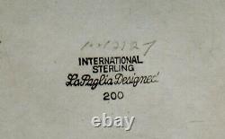 International Sterling Sugar Bowl C1950 La Paglia