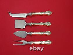 Joan Of Arc By International Sterling Cheese Serving Set 4 Pièces Hhws Custom