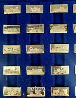 La Collection Internationale De Miniatures D'argent Sterling Locomotive