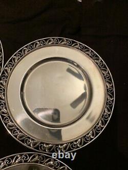 La Paglia De L'international Sterling Silver Dessert Plate #13988 (#1318)