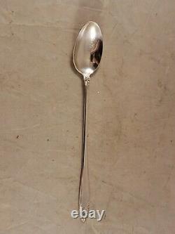 Lot De 8 Vintages Internationaux Prélèvements De Silver Ice Cite Tea Spoons