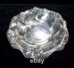 Mille Fleurs ? Compote en argent sterling International surélevée #C4132