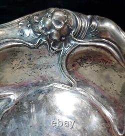 Mille Fleurs ? Compote en argent sterling International surélevée #C4132