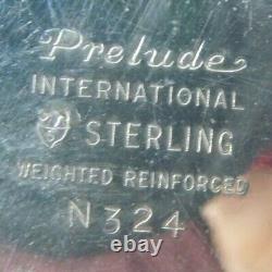 Paire De International Prelude Sterling Silver Convertible 3-lite Candelabra