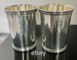 Paire Vintage Sterling Silver Mint Julep Cup International Sterling